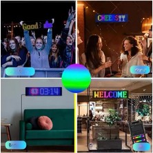 Luxlab LED Matrix Bluetooth Bağlantılı Araç Camına Uygun Pixsel Görünümlü 16X96 Pixel