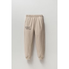 Erkek Çocuk Yazılı Baskılı Rahat Eşofman Altı