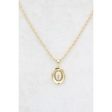 Stil Incisi/xupıng Jewelry Yaprak Zirkon Taşlı Kolye