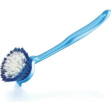 Beyaz Lavabo ve Küvet Temizleme Sert Fırça, Hijyenik ve Kullanışlı Temizlik Aracı