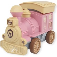 Oyuncak Tren Işıklı Sesli Bas Gitsin 14CM - Pembe - 8068A