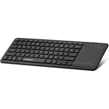 Bluetooth + Wıreless Klavye + Touch Pad Q Siyah HDX2505