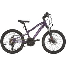 Bisan Kdx 2500 M.disk 28K 21V Çocuk Bisikleti Metalik Mor Pembe Beyaz