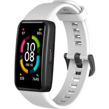 Huawei Band 6 Uyumlu Krd-47 Uyumlu Kordon Mbfx - Beyaz