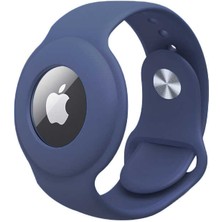 Uyumlu Airtag Anahtarlık Kordon Mbfx - Lavendery Gray