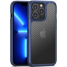 iPhone 13 Pro Max Uyumlu Mbfx Inoks Kapak-Mavi
