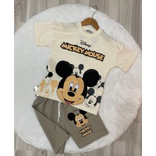Cg Kids Mickey Mouse Mükemmel Baskı Kaliteli Erkek Çocuk Alt Üst Takım