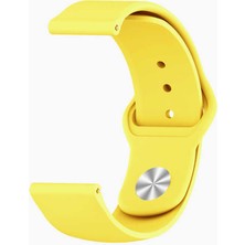 Huawei Gt2 46MM Krd-11 22MM Uyumlu Kordon Mbfx - Sarı