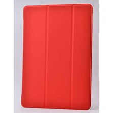 Galaxy Tab S2 8.0 T715  Uyumlu Mbfx Smart Cover Standlı 1-1 Kılıf-Kırmızı