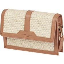 Laura Ashley Taba Hasır Işlemeli Kadın Çapraz Çanta