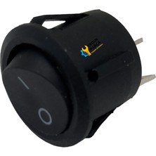 Yuvarlak Işıksız 10A 125V / 6A 250V Ac Anahtar (Şalter)