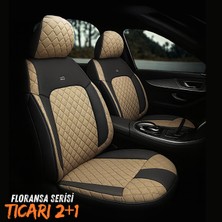 Volkswagen Tiguan 2016 - 2023 Floransa Serisi Eviza Ticari 2+1 Bej Siyah
