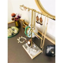 Şık Altın Takı Standı, Güzel ve Zarif Takı Sunumu Için Mükemmel Seçim