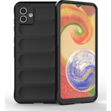 MobaxAksesuar Samsung Galaxy A04 Kılıf Elde Tutma Kolaylıkla Kaydırmaz Kenar Line Dizayn Optietnik Kapak
