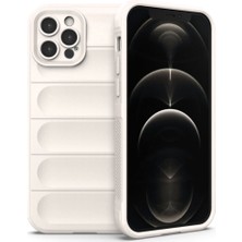 MobaxAksesuar Apple iPhone 12 Pro Kılıf Elde Tutma Kolaylıkla Kaydırmaz Kenar Line Dizayn Optietnik Kapak