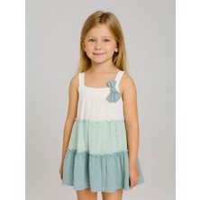 Kız Çocuk Müslin Askılı Elbise