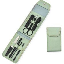 abnturk 8 Parça Çantalı Profesyonel Güzellik Seti Manikür Pedikür Bakım Seti Kaş Alma Seti