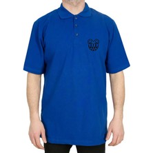Radiohead Symbol Polo Yaka Mavi Tişört