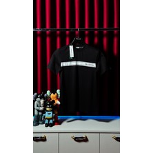 Logo Baskılı Siyah Erkek T-Shirt