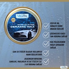 Sio2 Nano Seramik Wax Krem Cila Carnauba 110 gr ,cila Bezi ve Wax Süngeri Hediye, Cila, Wax, Seramik Wax