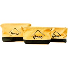 Bitki Tasarımı Home Jüt Hasır Ev Düzenleyici Mutfak Banyo Salon Sepeti Katlanır Sıvı Korumalı Üçlü Set