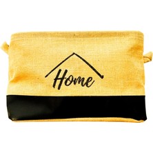 Bitki Tasarımı Home Jüt Hasır Ev Düzenleyici Mutfak Banyo Salon Sepeti Katlanır Sıvı Korumalı Büyük