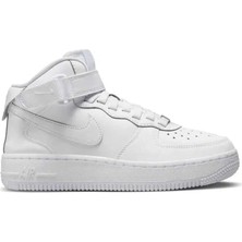 Air Force 1 Mid Easyon FN1193-111 Beyaz Bayan Sneaker