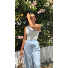 Sarı Gabardin Balon Pantolon