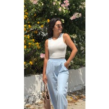 Sarı Gabardin Balon Pantolon