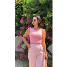 Sarı Gabardin Balon Pantolon