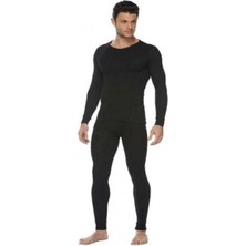 Bonbonetti Erkek Siyah Termal Alt-Üst Takım