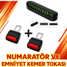 Hyundaı Elantra 1.6 D-Cvvt Style  Araca Uygun Araç Içi Numaratör + Oto Kemer Yükselten Toka 2 Adet