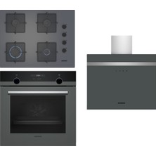 Ankastre Antrasit Ankastre Set (HB557JYH2T-EO7C8PP30O-LC65FCJ00T)