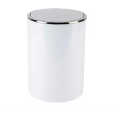 P.nova Lenox Çöp Kova 6lt Beyaz Banyo Plastik Ø18,5X25,5CM 1 Adet