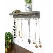 Büyük Ahşap ve Metal Takı Askısı, Kolye ve Anahtarlık Düzeni