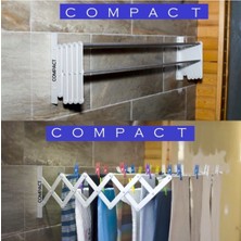 Gri Çamaşırlık 80 Cm, 9 Askılı, Pratik ve Şık Tasarım