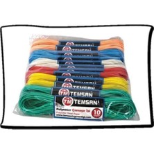 Yeşil 10 mt Pvc Kaplı Polyester Çelik Çamaşır Ipi, Dayanıklı ve Kullanışlı Ürün