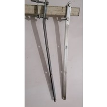 Balkon Çamaşır Kurutma Demiri, Kare Demirler Için, Galvaniz Kaplı, 2 Adet