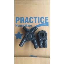 Siyah Çamaşırlık Kurutmalığı Askısı Yedek Parça Tamir Kiti 2'li Set