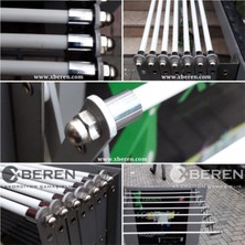 Duvara Montaj Akordiyon Çamaşırlık, 6 Çubuk, 60 Cm, Beyaz