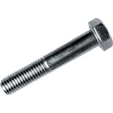 M12X70 Civata Beyaz Yarım Paso 5 Adet