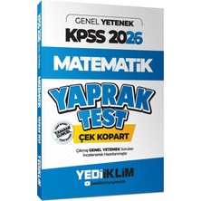 2026 Kpss Lisans Karma Set(Tamamı Çözümlü 10 Deneme-Tüm Dersler Çek Kopart Yaprak Test)-3 Deneme