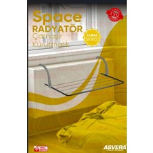 Gri Radyatör Kurutmalık, Kalorifer Için, Pratik ve Şık Tasarım