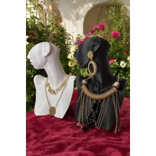 Renkli 4’lü Takı ve Mücevher Organizer Seti, 21 Cm, Dekoratif ve Şık Tasarım