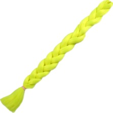 Esperer Afrika Örgüsü ve Rasta İçin Sentetik Saç  Neon Sarı