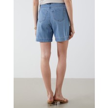 Lc Waikiki Yeni Sezon Bermuda Fit Kadin Jean Sort - S5GP88Z8