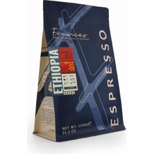 Frances Arabica Ethiopia Espresso | Orta-Koyu Kavurma | Çekirdek Kahve | 1000 gr | Orta Gövde, Dolgun Tat