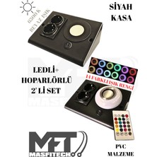 Masfitech Dolap ve Tezgah Altı Bluetooth Müzik Çalar ve Ledli Prizmatik Venüs (2'li Set)