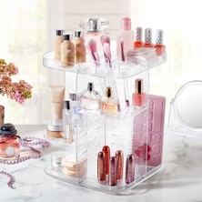 Renkli Dönebilen Makyaj Organizeri, Pratik ve Şık Depolama Çözümü
