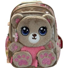 Chimola Honey Paws Ayıcıklı 3'lü Okul Çantası Seti ( Ara Boy) Ithal